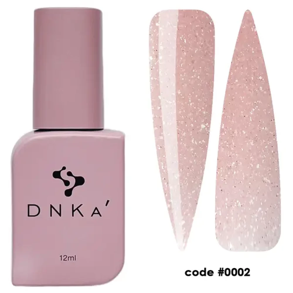 DNKa Жидкий гель для ногтей Liquid Acrygel 0002 Creme Brulee, 12 мл