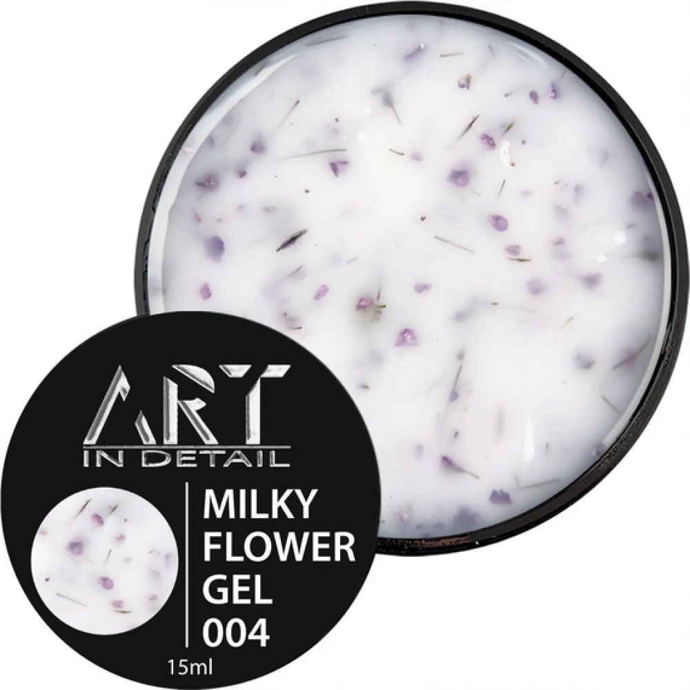 Гель Builder Gel Milky Flower ART №004, 15 мл
