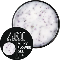 Гель Builder Gel Milky Flower ART №004, 15 мл