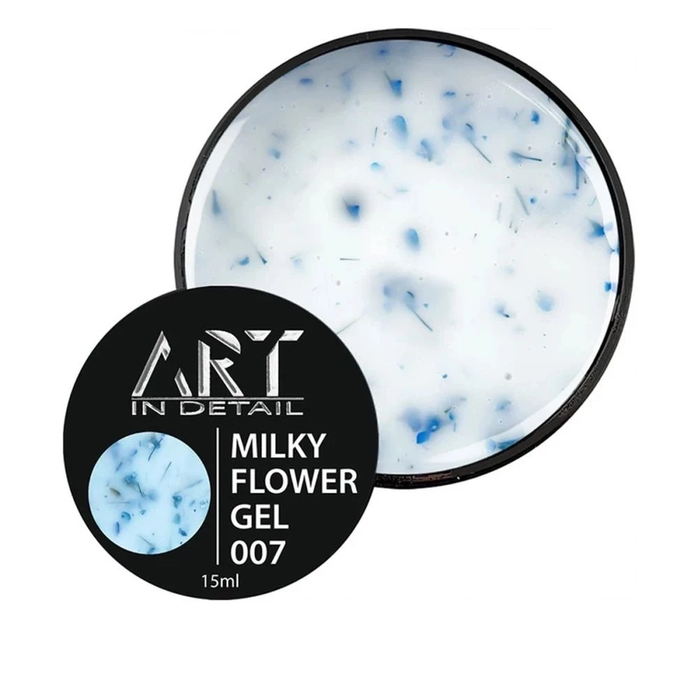 Гель Builder Gel Milky Flower ART №007, 15 мл