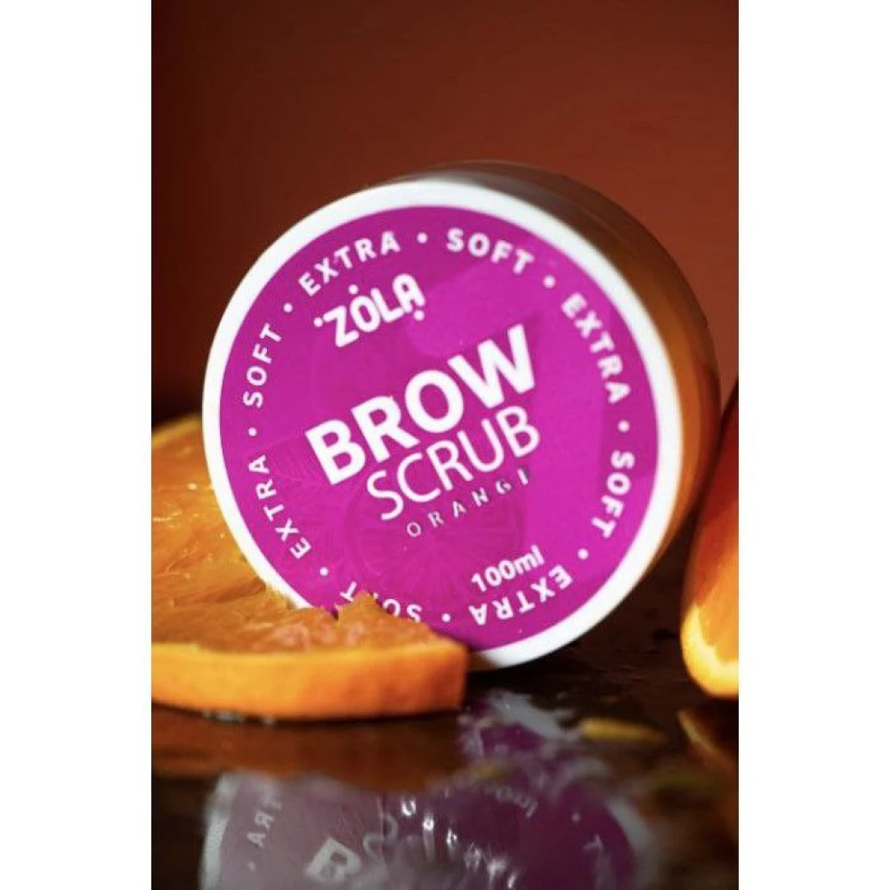 Скраб для брів ZOLA EXTRA SOFT АПЕЛЬСИН 100 МЛ