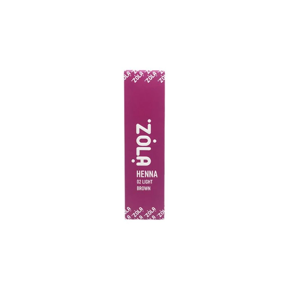 Хна для бровей ZOLA 5 г (02 LIGHT BROWN)