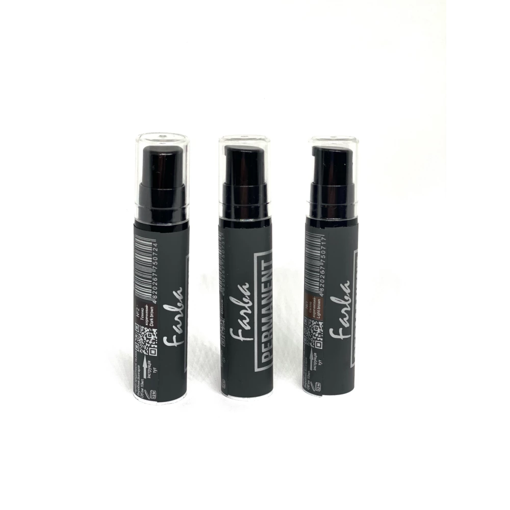 Краска для бровей и ресниц Permanent Lash&Brow №3 Black - Черный, 10 мл