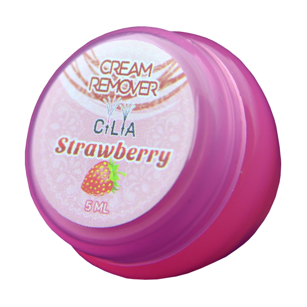 Кремовий ремувер Cilia для зняття вій 5 г (Полуниця)