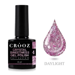 Гель-лак світловідбиваючий №04 Crystal Sweetness Crooz, 8 мл