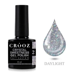 Гель-лак світловідбиваючий №02 Crystal Sweetness Crooz, 8 мл