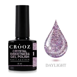 Гель-лак світловідбиваючий №01 Crystal Sweetness Crooz, 8 мл