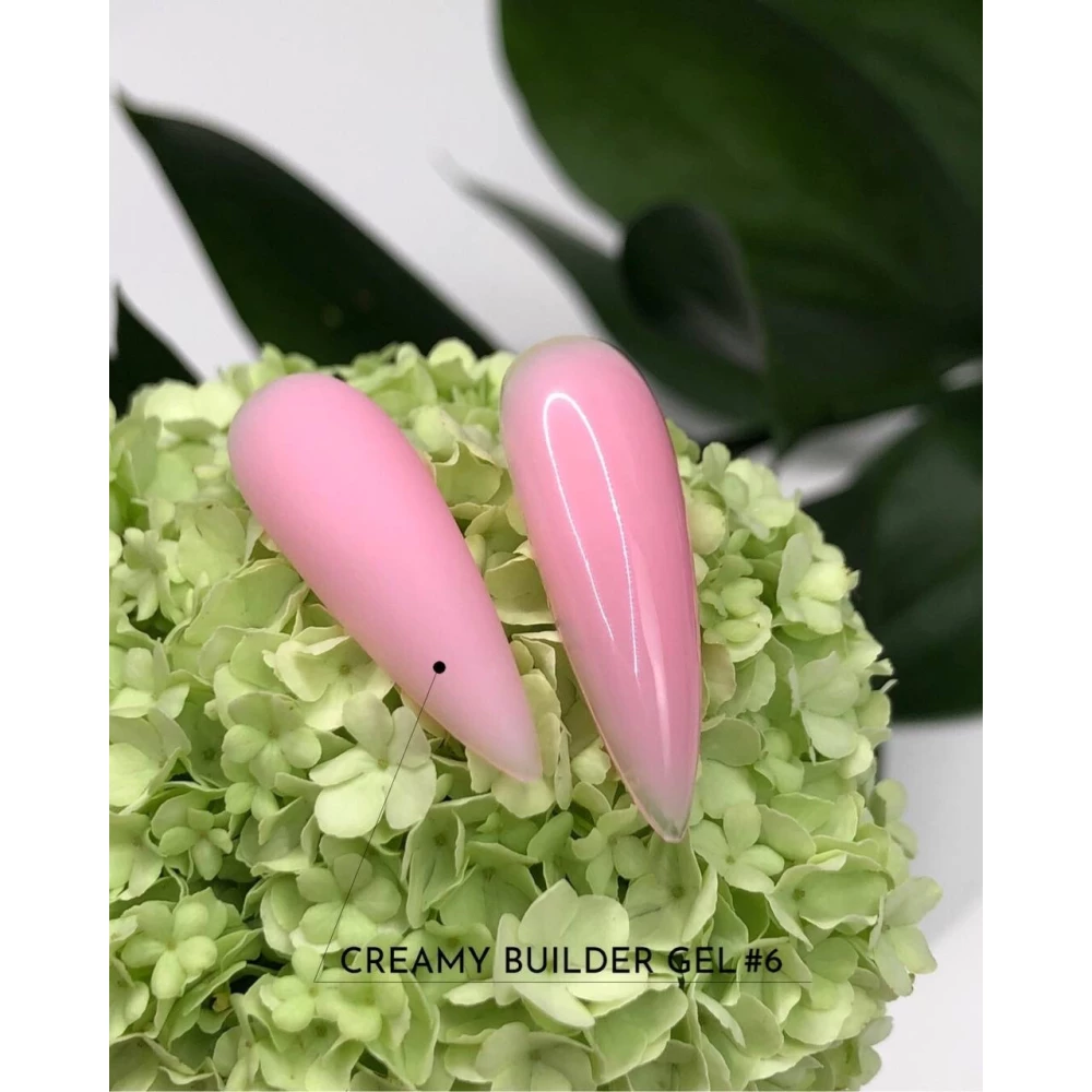Гель для нарощування Crooz Creamy Builder gel №6 (рожевий), 15 мл
