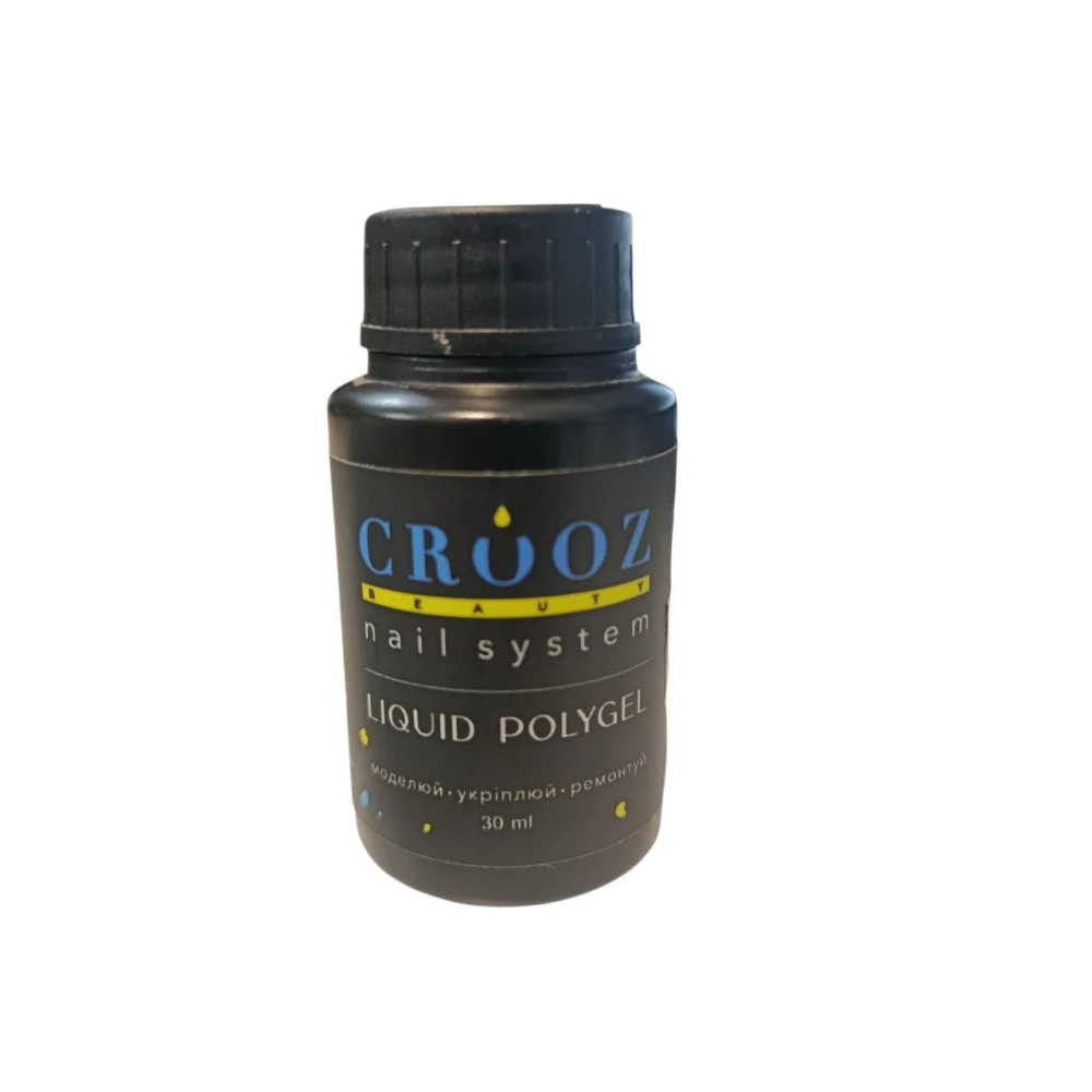 Рідкий полігель Crooz Liquid Polygel №01 (прозорий), 30 мл
