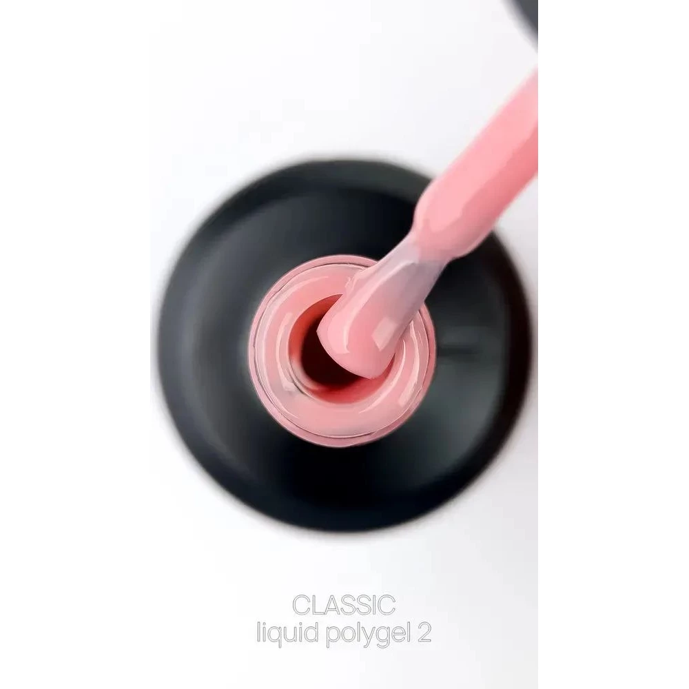 Жидкий полигель Crooz Liquid Polygel №02 (приглушенный розовый), 15 мл
