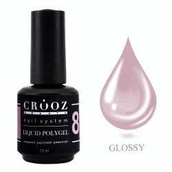 Рідкий полігель Crooz Liquid Polygel №08 (бежево-нюдовий), 15 мл Рідкий полігель Crooz Liquid Polygel №08 (бежево-нюдовий), 15 мл