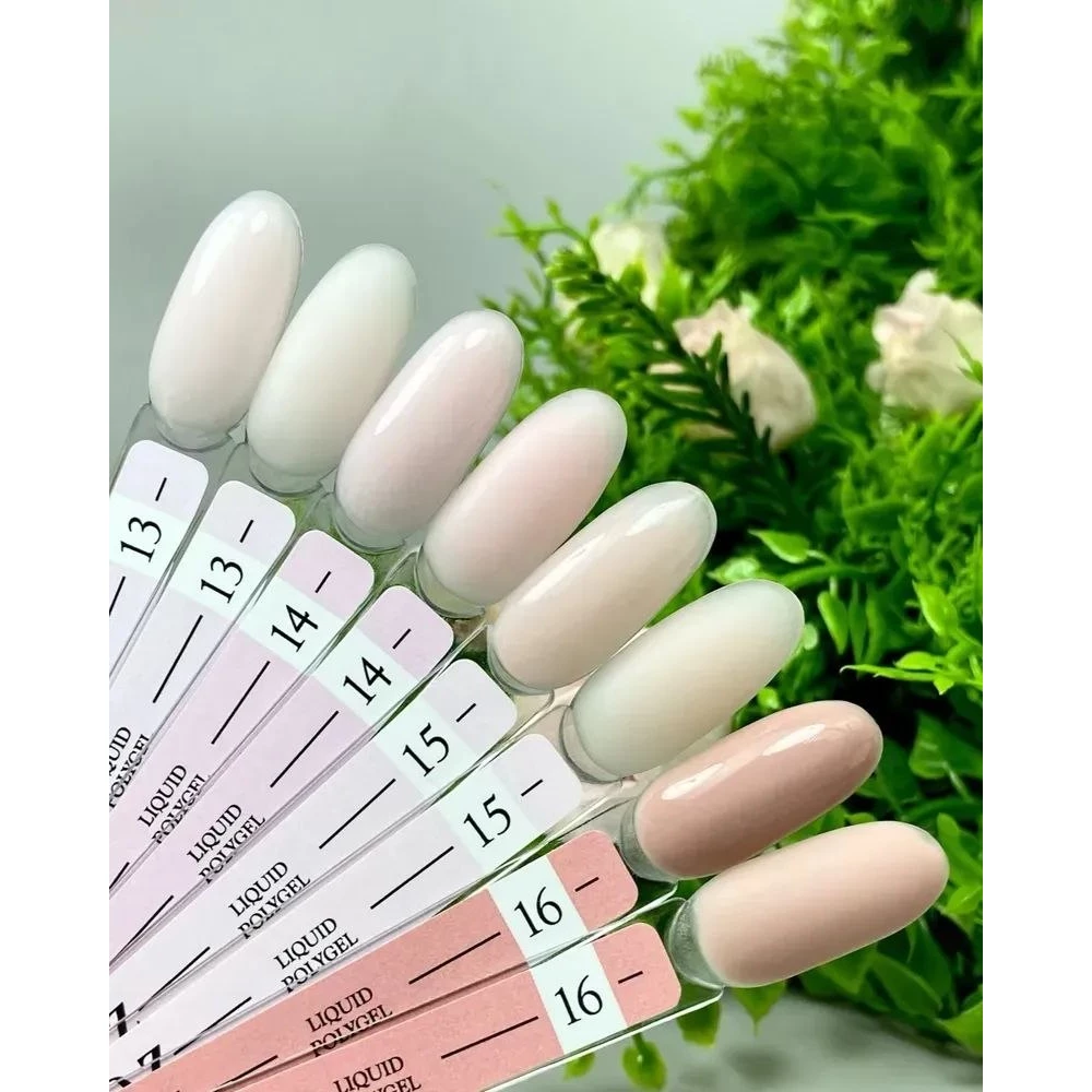 Жидкий полигель Crooz Liquid Polygel №14 (бледно-розовый), 15 мл
