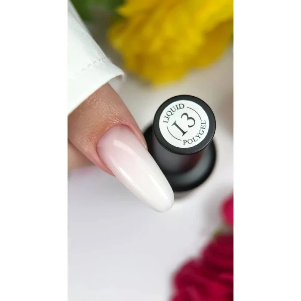Жидкий полигель Crooz Liquid Polygel №13 (розово-молочный), 15 мл