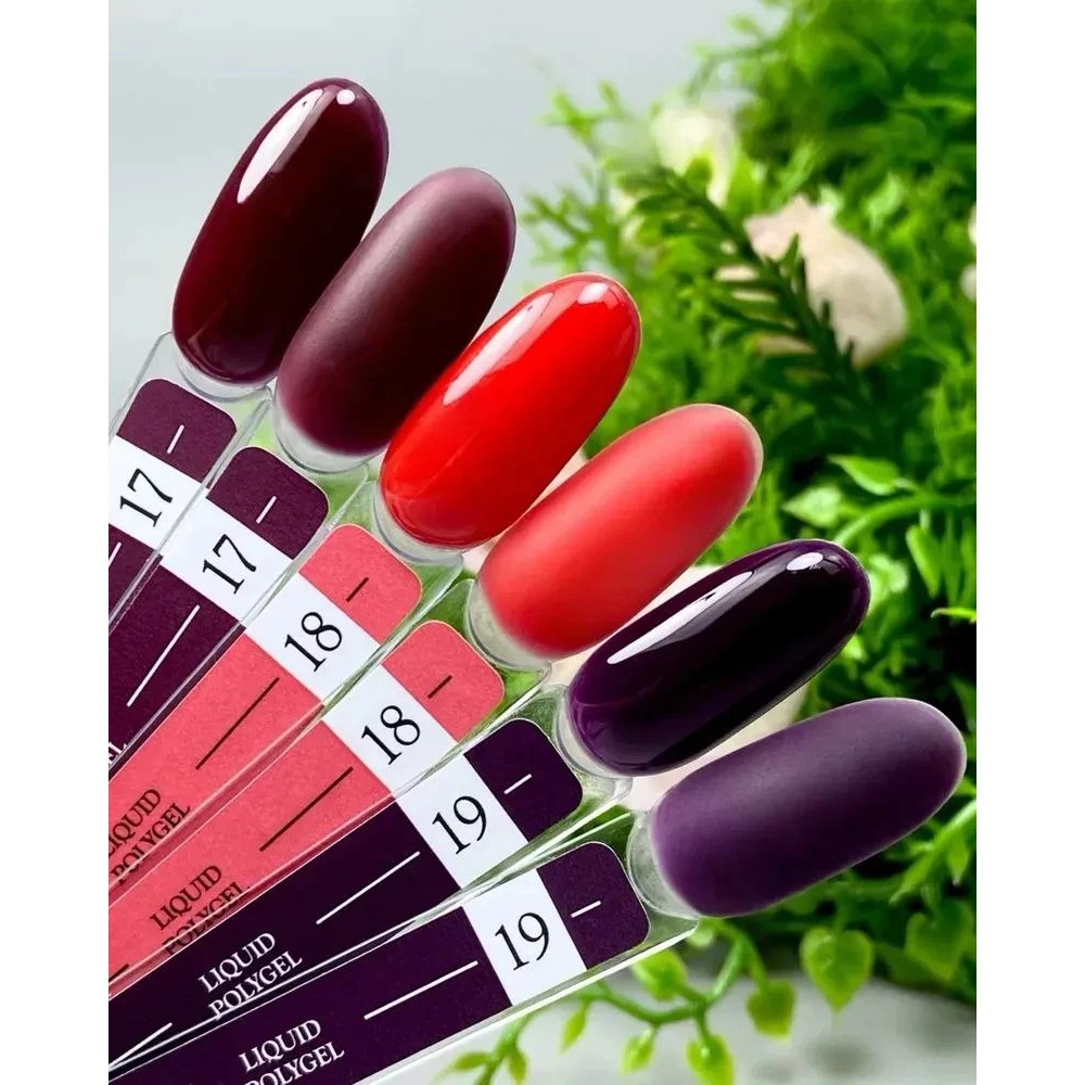 Жидкий полигель Crooz Liquid Polygel №18 (красный), 15 мл