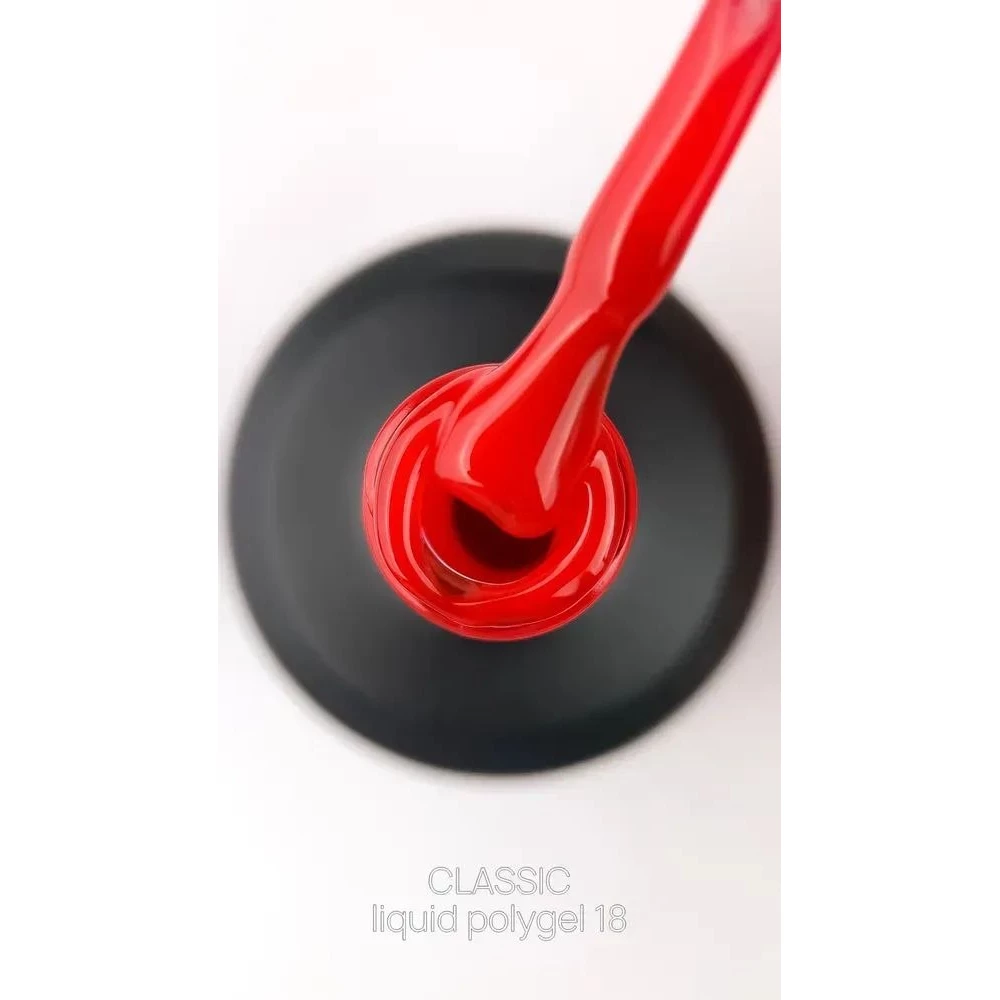 Жидкий полигель Crooz Liquid Polygel №18 (красный), 15 мл