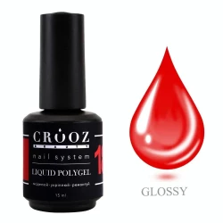 Жидкий полигель Crooz Liquid Polygel №18 (красный), 15 мл