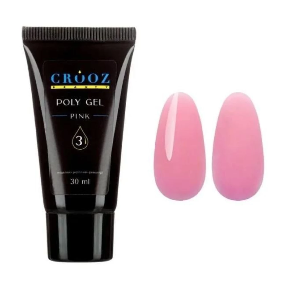 Полигель PolyGel Crooz №03 (нежно-розовый), 30мл (туба)