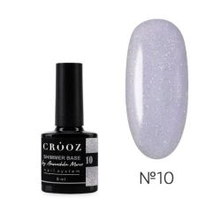 База Shimmer Base №10 Crooz, (лавандовая с серебристым шимером), 8 мл База Shimmer Base №10 Crooz, (лавандовая с серебристым шимером), 8 мл