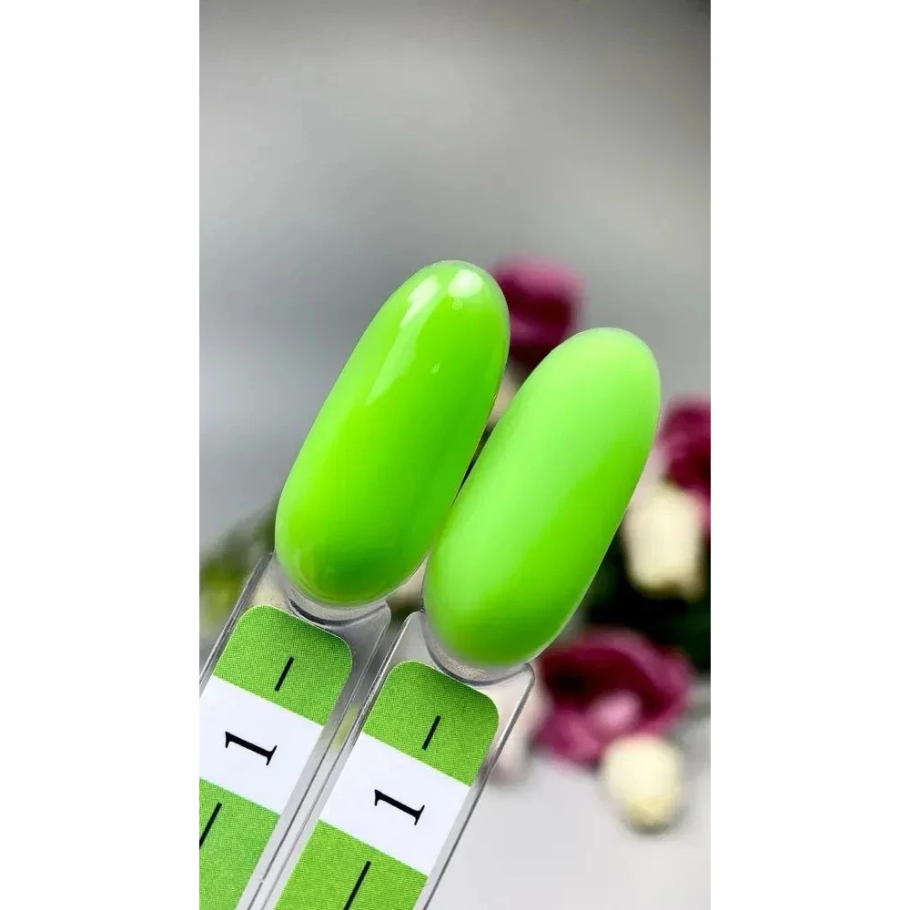 Жидкий полигель CROOZ LIQUID POLYGEL NEON (неоново-салатовый) №1, 15 мл