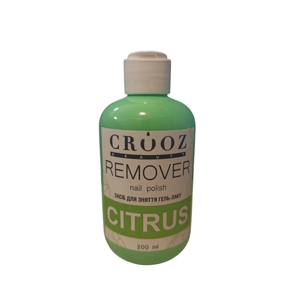 Средство для снятия гель-лака Remover nail polish Citrus Crooz, 200 мл