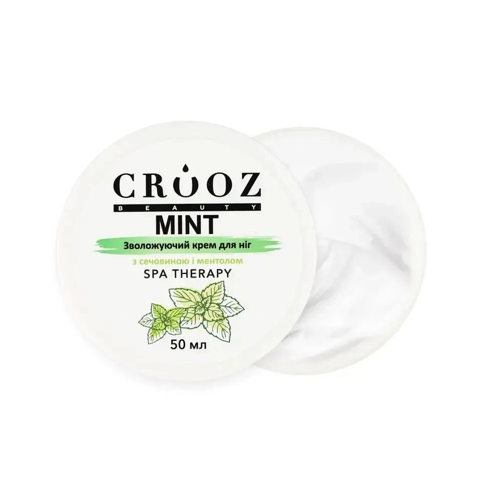 Крем зволожуючий для ніг з сечовиною та ментолом Crooz, 50 мл