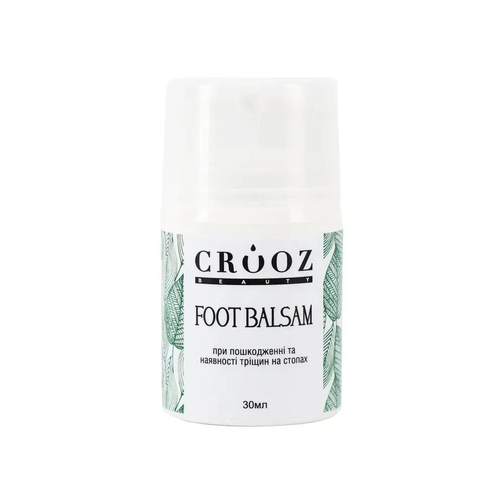 Бальзам для ніг при пошкодженні та наявності тріщин на стопах Foot Balsam Crooz, 30 мл