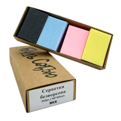 Серветки безворсові 6*4 (в коробці) MIX FRC Beauty 250 шт