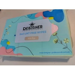 Безворсові серветки Designer зелені 500 шт