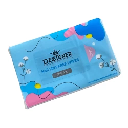 Безворсові серветки Designer блакитні 700 шт