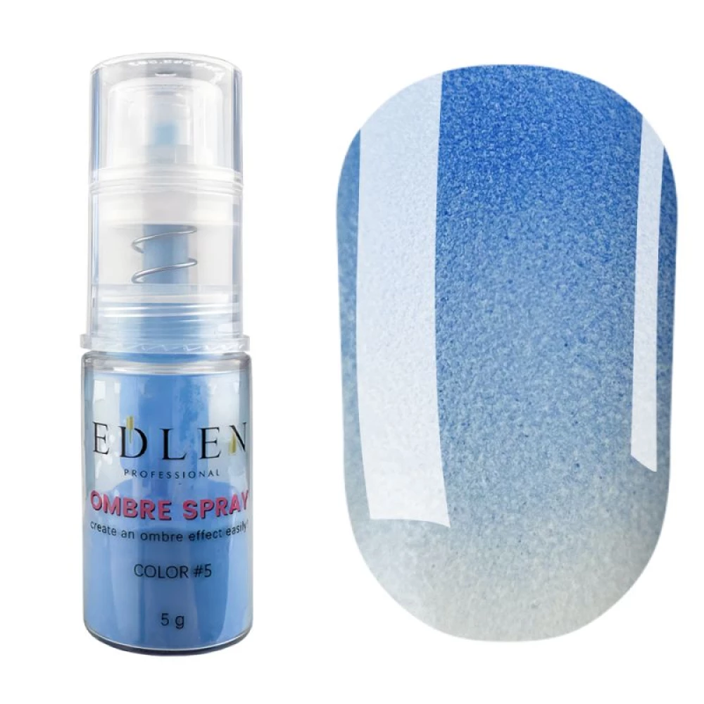 Спрей для ефекту омбре Edlen Ombre Spray Color №5 (синій), 5 г