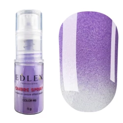 Спрей для эффекта омбре Edlen Ombre Spray Color №6 (лиловый), 5 г