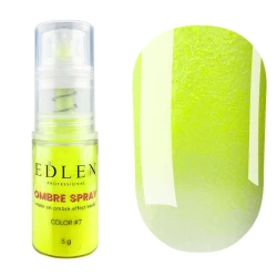 Спрей для эффекта омбре Edlen Ombre Spray Color №7 (желтый), 5 г