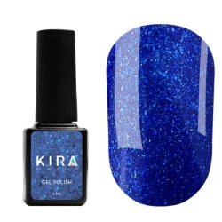 Гель-лак Kira Nails 24 Karat №010 (синий с блестками), 6 мл Гель-лак Kira Nails 24 Karat №010 (синий с блестками), 6 мл