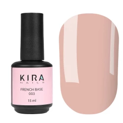 Kira Nails French Base 003 (бежевий), 15 мл
