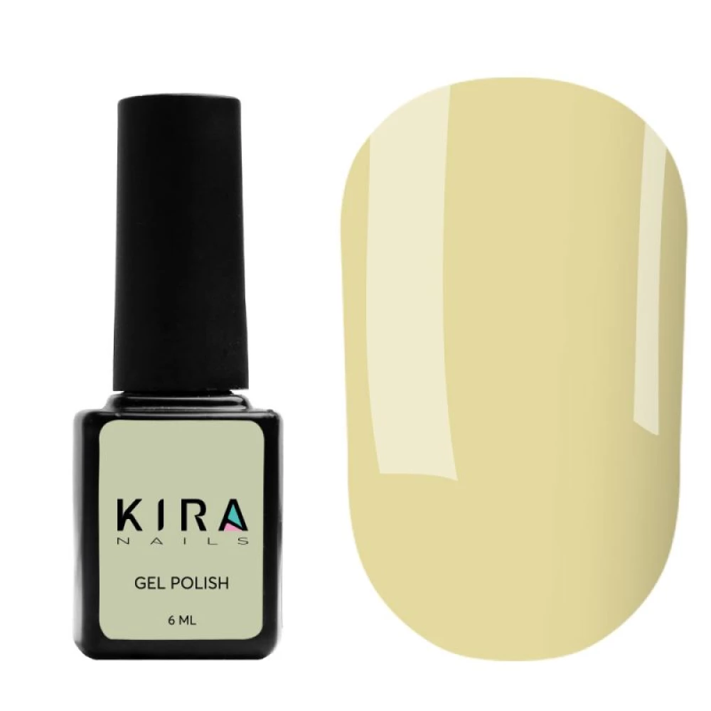 Kira Nails Color Base 004 (банановый желтый), 6 мл
