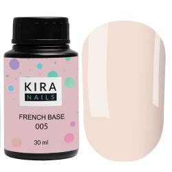 Kira Nails French Base 005 (светло-бежевый), 30 мл Kira Nails French Base 005 (светло-бежевый), 30 мл