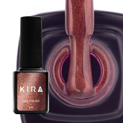 Гель-лак Kira Nails Cat Eye (Кошачий глаз) №002 (винно-золотой, магнитный), 6 мл Гель-лак Kira Nails Cat Eye (Кошачий глаз) №002 (винно-золотой, магнитный), 6 мл