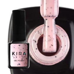 Гель-лак Kira Nails Чіа Пудинг №004 Полуниця (з крихтою), 6 мл