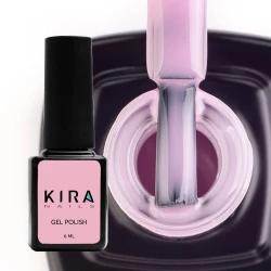 Гель-лак Kira Nails №001 (розовый для френча, полупрозрачный, эмаль), 6 мл Гель-лак Kira Nails №001 (розовый для френча, полупрозрачный, эмаль), 6 мл