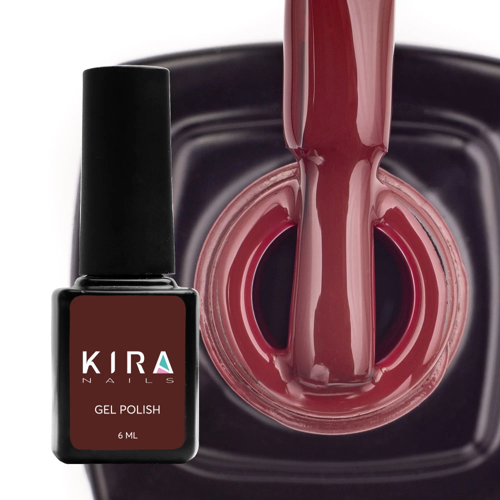 Гель-лак Kira Nails №039 (коричневий, емаль), 6 мл