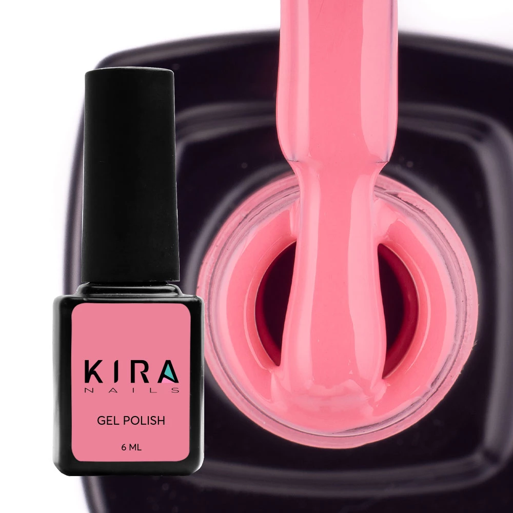 Гель-лак Kira Nails №054 (розовый, эмаль), 6 мл