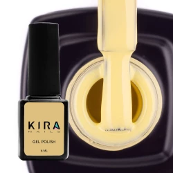 Гель-лак Kira Nails №075 (блідо-жовтий, емаль), 6 мл