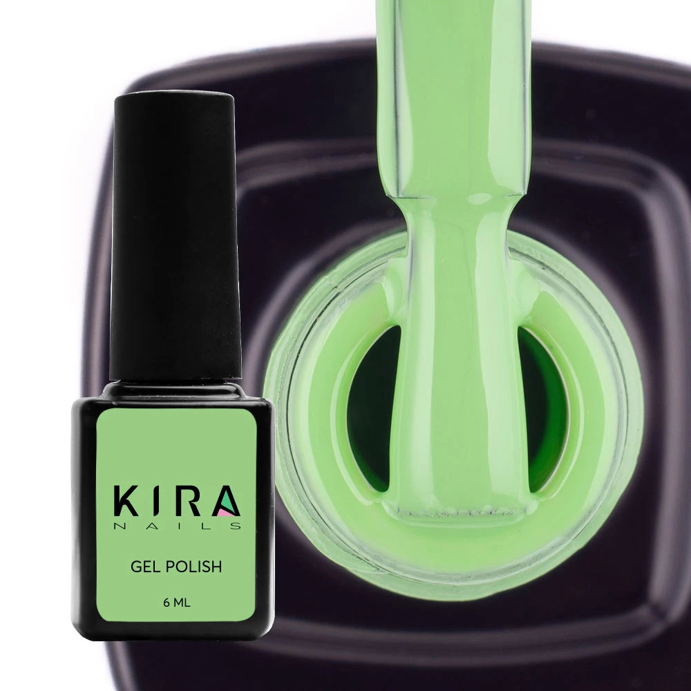 Гель-лак Kira Nails №076 (ментоловый, эмаль), 6 мл