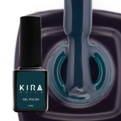 Гель-лак Kira Nails №128 (темно-зеленый, эмаль), 6 мл Гель-лак Kira Nails №128 (темно-зеленый, эмаль), 6 мл