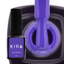 Гель-лак Kira Nails №156 (ярко-синий, эмаль), 6 мл