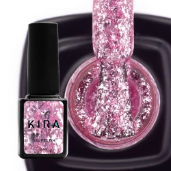 Гель-лак Kira Nails Shine Bright №008 (рожевий з блискітками), 6 мл Гель-лак Kira Nails Shine Bright №008 (рожевий з блискітками), 6 мл
