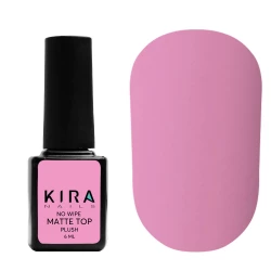 Kira Nails No Wipe Matte Top Coat - матовый закрепитель для гель-лака БЕЗ липкого слоя, 6 мл