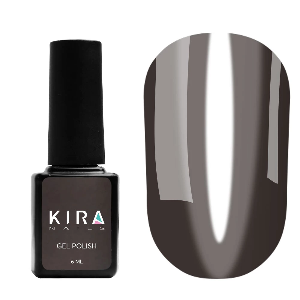 Гель-лак Kira Nails Vitrage №V18 (черный, витражный), 6 мл