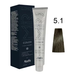 Крем-краска перманентная для волос Mirella Professional MRJ Color - 5.1, светлый пепельный шатен, 100 мл Крем-краска перманентная для волос Mirella Professional MRJ Color - 5.1, светлый пепельный шатен, 100 мл