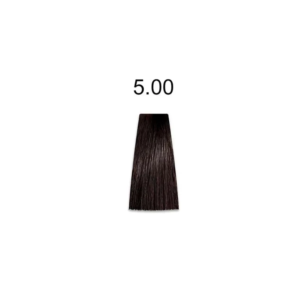 Крем-краска перманентная для волос Mirella Professional MRJ Color - 5.0, светлый шатен, 100 мл